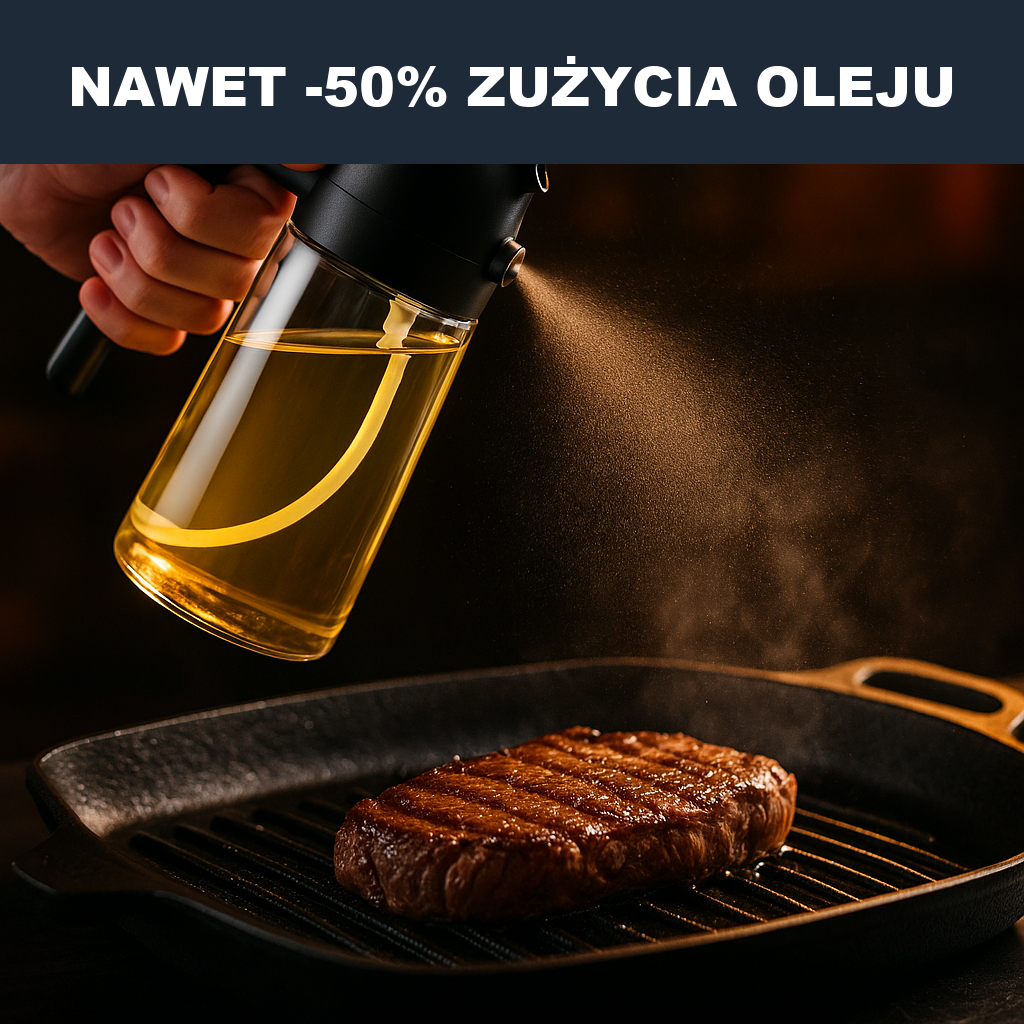 OliSpray™ - Dozownik Oleju w Sprayu 2w1